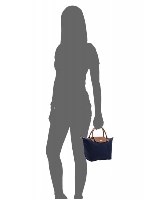 LC043*LONGCHAMP LE PLIAGE TOTE 1621089 SMALL/SHORT HANDLE (NAVY)